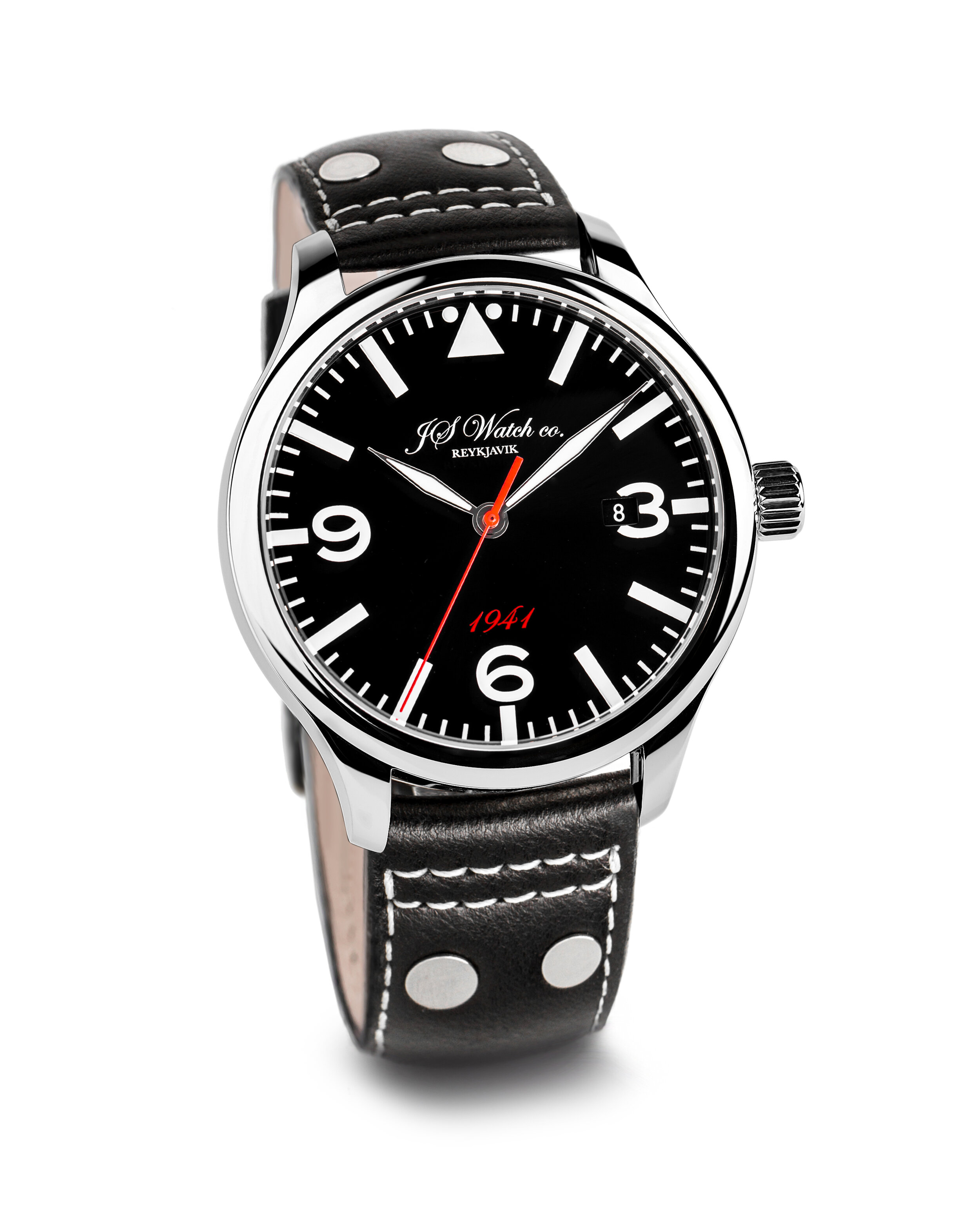 JS Watch Company Reykjavik — Frisland 1941 Black